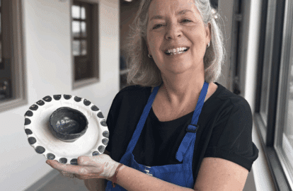 KIDS ONLY! Make A Chip N Dip Bowl with Danielle~The Clay Lady on Saturday, July 19 from 10:00-11:30